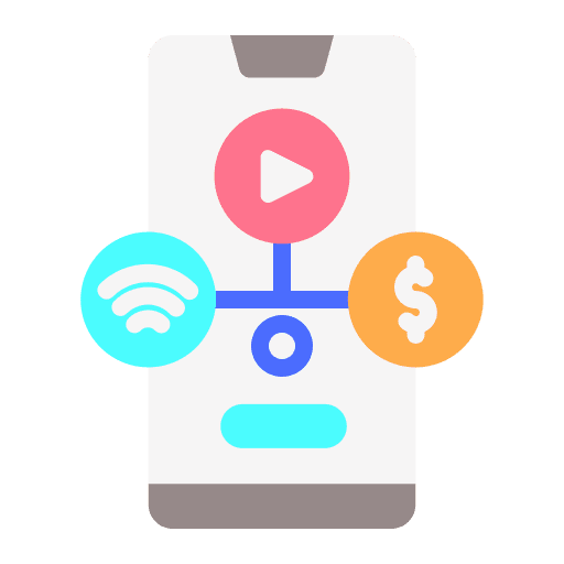 App money electronics dollar symbol icon App money electronics dollar symbol icon