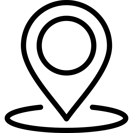 Location region point maps and location icon