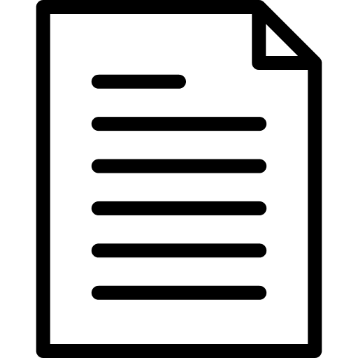 Document archive document file icon