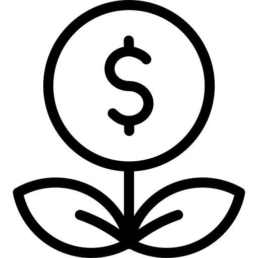 Investment finance currency money icon