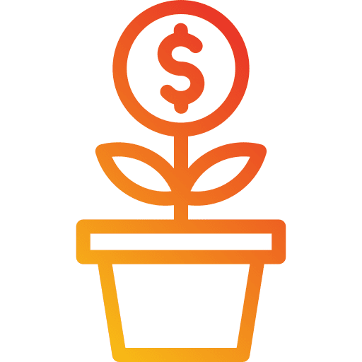 Investment money investment bank icon Investment money investment bank icon