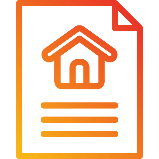 Document house mortgage buy icon Document house mortgage buy icon