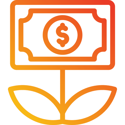 Investment profit business and finance plant icon Investment profit business and finance plant icon