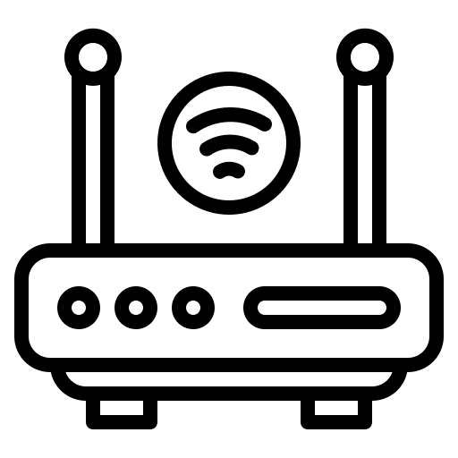 Modem communications internet of things smart technology icon