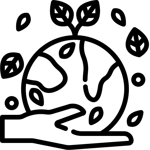 Earth world ecology and environment wind icon