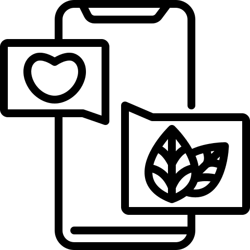 Talking ecology speech bubble sustainability icon Talking ecology speech bubble sustainability icon