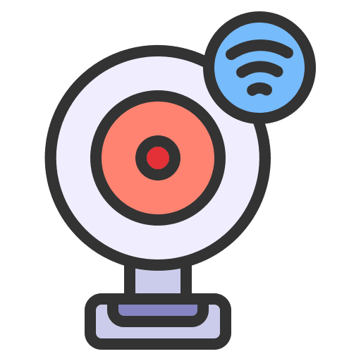 Web camera cctv web camera technology icon Web camera cctv web camera technology icon