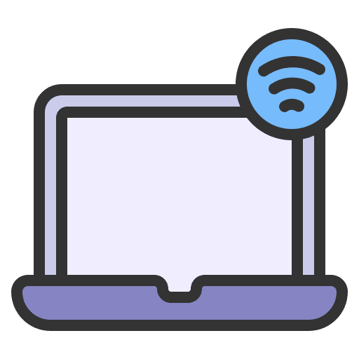 Laptop internet of things device laptop icon Laptop internet of things device laptop icon