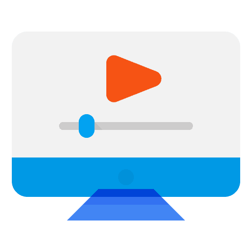 Online video music and multimedia computer electronics icon