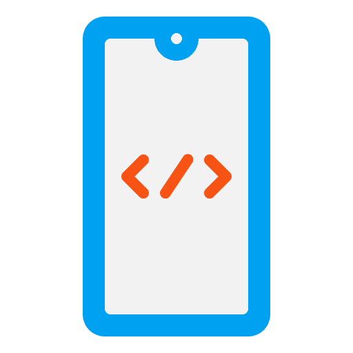 App programming code mobile phone app programming icon App programming code mobile phone app programming icon