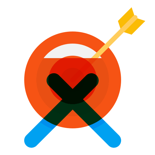 Target bulleye goal arrow icon Target bulleye goal arrow icon