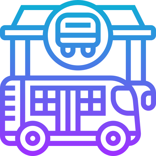 Bus vehicle urban bus icon Bus vehicle urban bus icon