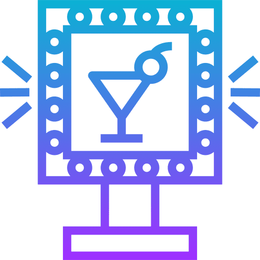 Neon sign signaling pub neon sign icon Neon sign signaling pub neon sign icon