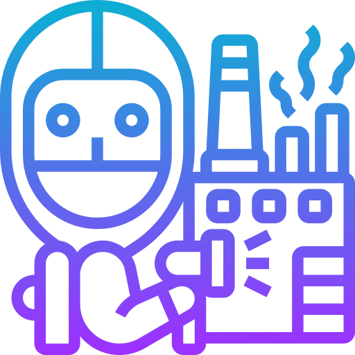 Industrial manufacture service industrial icon