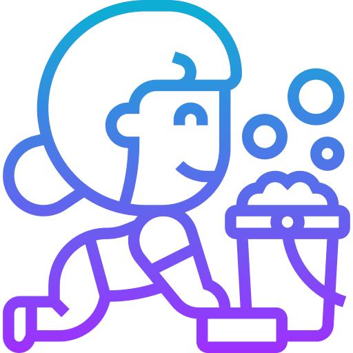 Cleaning housekeeping woman wash icon Cleaning housekeeping woman wash icon