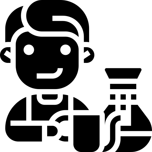 Barista food and restaurant drinking coffee glass icon Barista food and restaurant drinking coffee glass icon