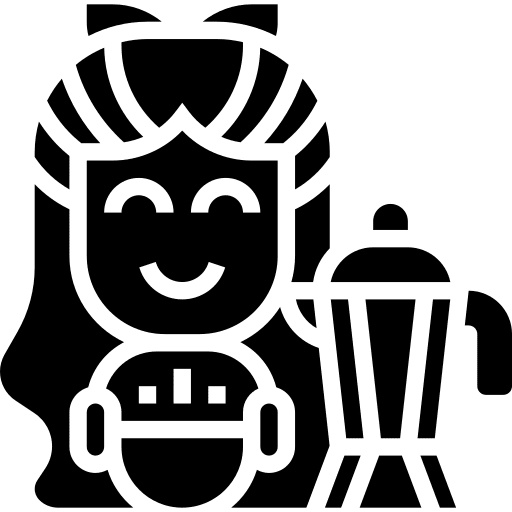 Moka pot espresso machine people icon Moka pot espresso machine people icon