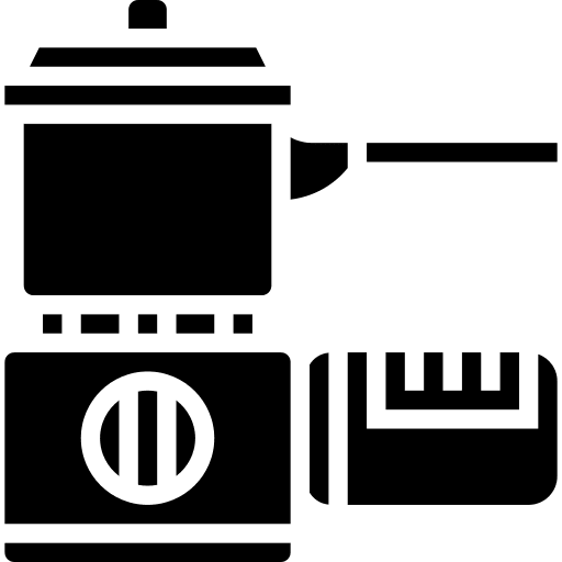 Stove picnic stove pot icon Stove picnic stove pot icon