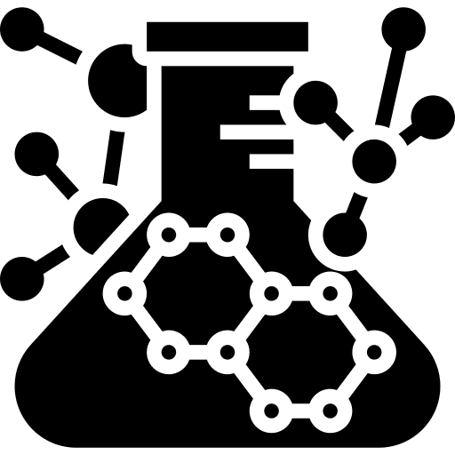 Biochemistry research biochemistry laboratory icon