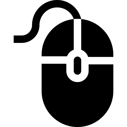 Mouse clicker technological electronics computing icon