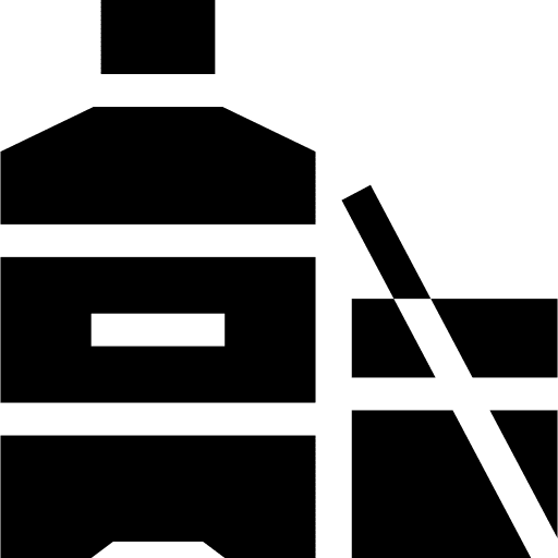 Turpentine paints solvent art and design icon
