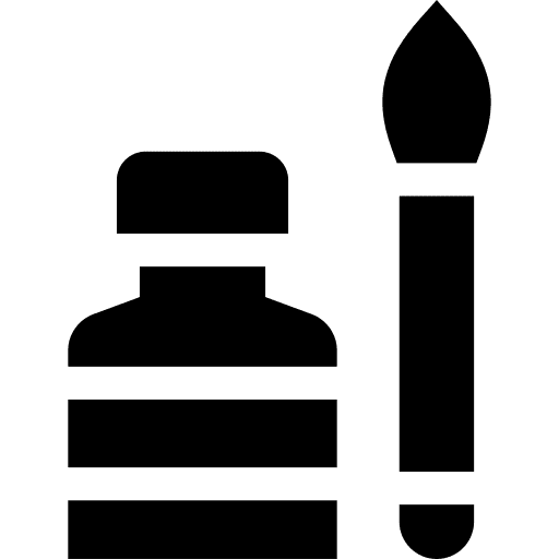 Chinese ink education ink art and design icon Chinese ink education ink art and design icon