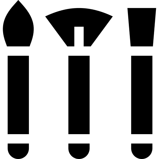 Paint brush painting edit tools paint brush icon Paint brush painting edit tools paint brush icon