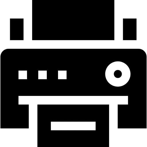 Printer ink technology print icon Printer ink technology print icon