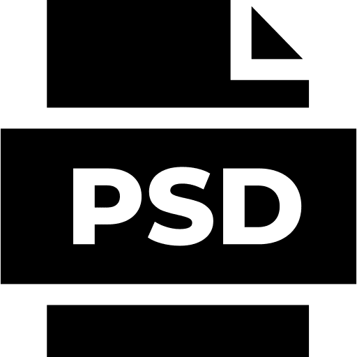 Psd file format psd file document icon Psd file format psd file document icon