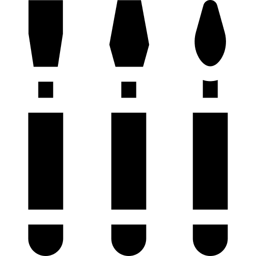 Spatula artistic art and design art icon Spatula artistic art and design art icon