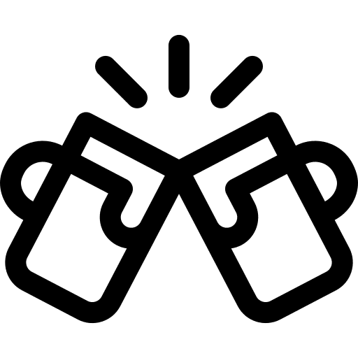 Cheers alcohol toast celebration icon