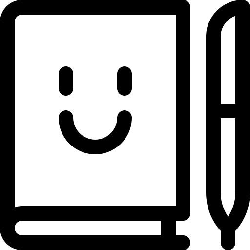 Diary diary agenda education icon