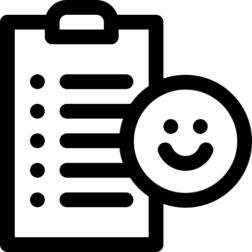 List emoji friend clipboard icon