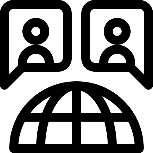 Friends world people around the world icon