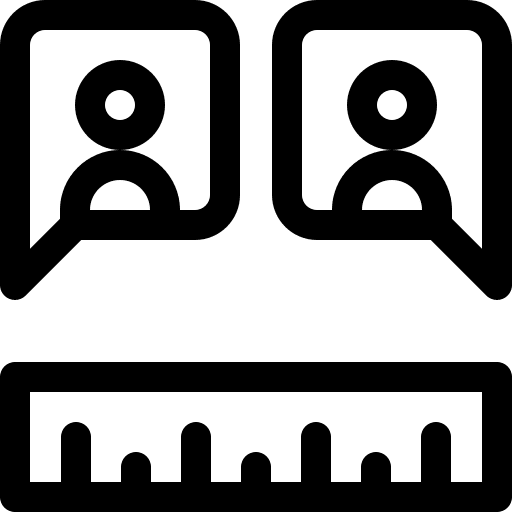 Friendship friendship users ruler icon