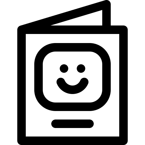 Friendship happy friendship card icon