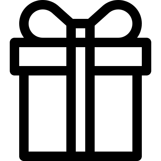 Gift birthdays surprise christmas icon