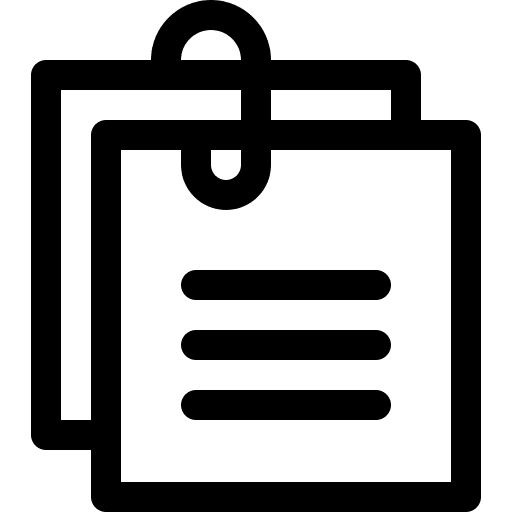 Attachment attached file files and folders paper clip icon Attachment attached file files and folders paper clip icon