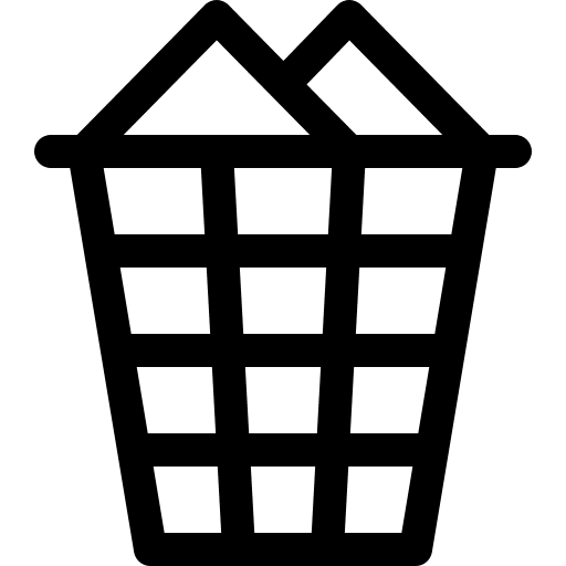 Bin bin trash can ui icon Bin bin trash can ui icon