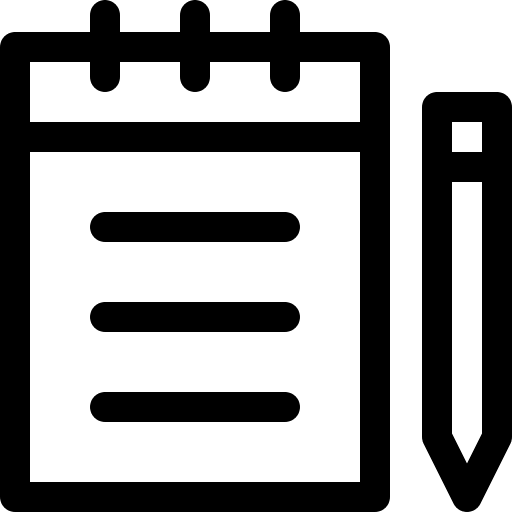 Document signing business admission icon Document signing business admission icon