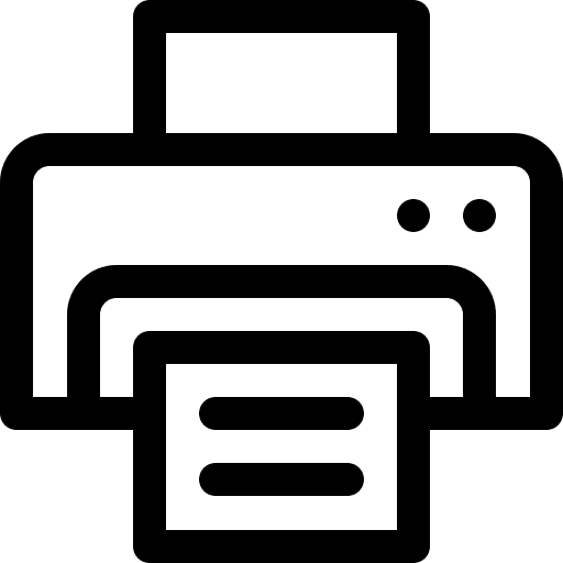 Printer ink technology electronics icon