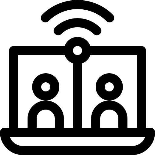 Video call communications videoconference video call icon