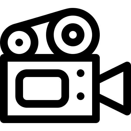 Video camera cinema video cameras ar camera icon