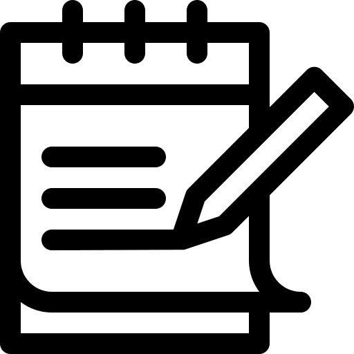 Document contract paper pencil icon Document contract paper pencil icon