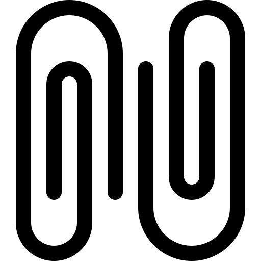 Paperclip paperclip files and folders clip outline icon Paperclip paperclip files and folders clip outline icon