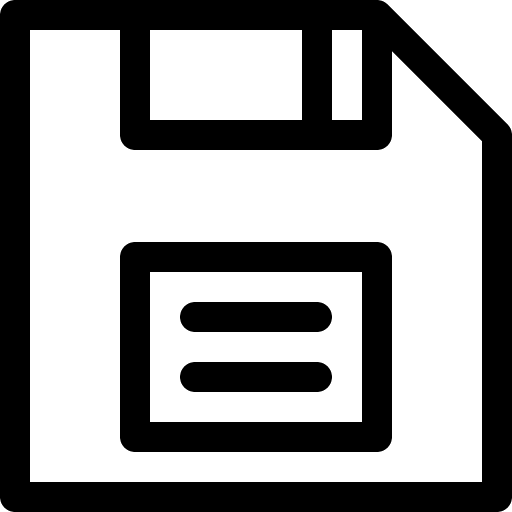 Save technology interface save icon Save technology interface save icon