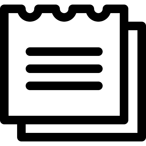 Notes education business annotation icon Notes education business annotation icon