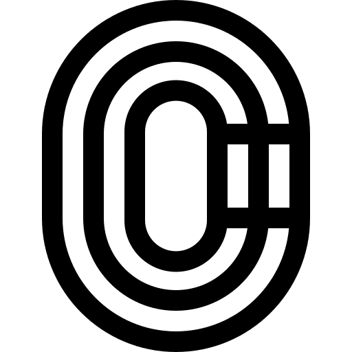 Running track sports and competition race track field icon