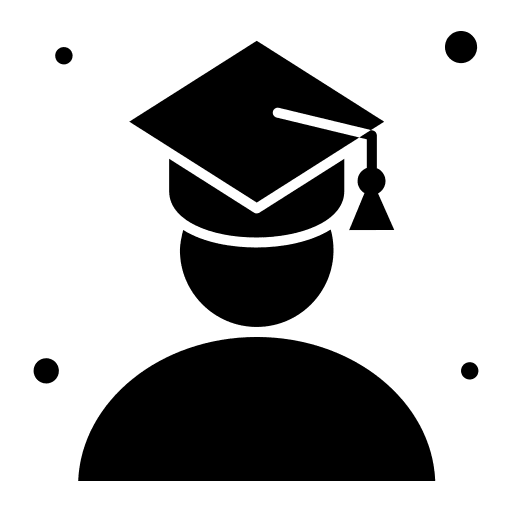 Graduate user people university icon Graduate user people university icon