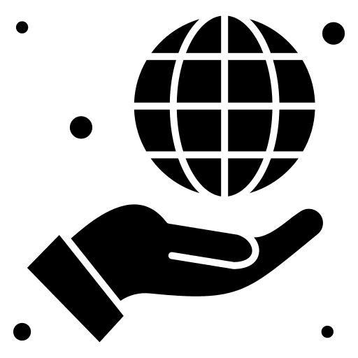 Care care ecology and environment planet earth icon